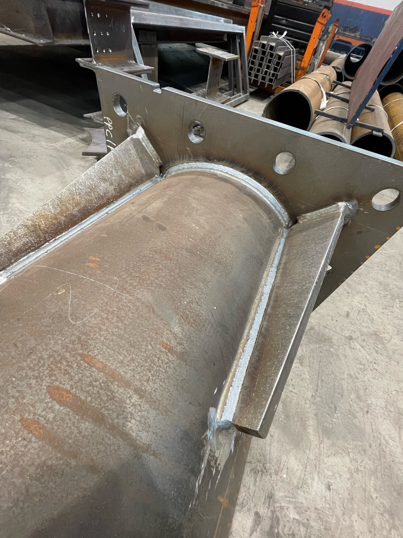 struttura di carpenteria in ferro