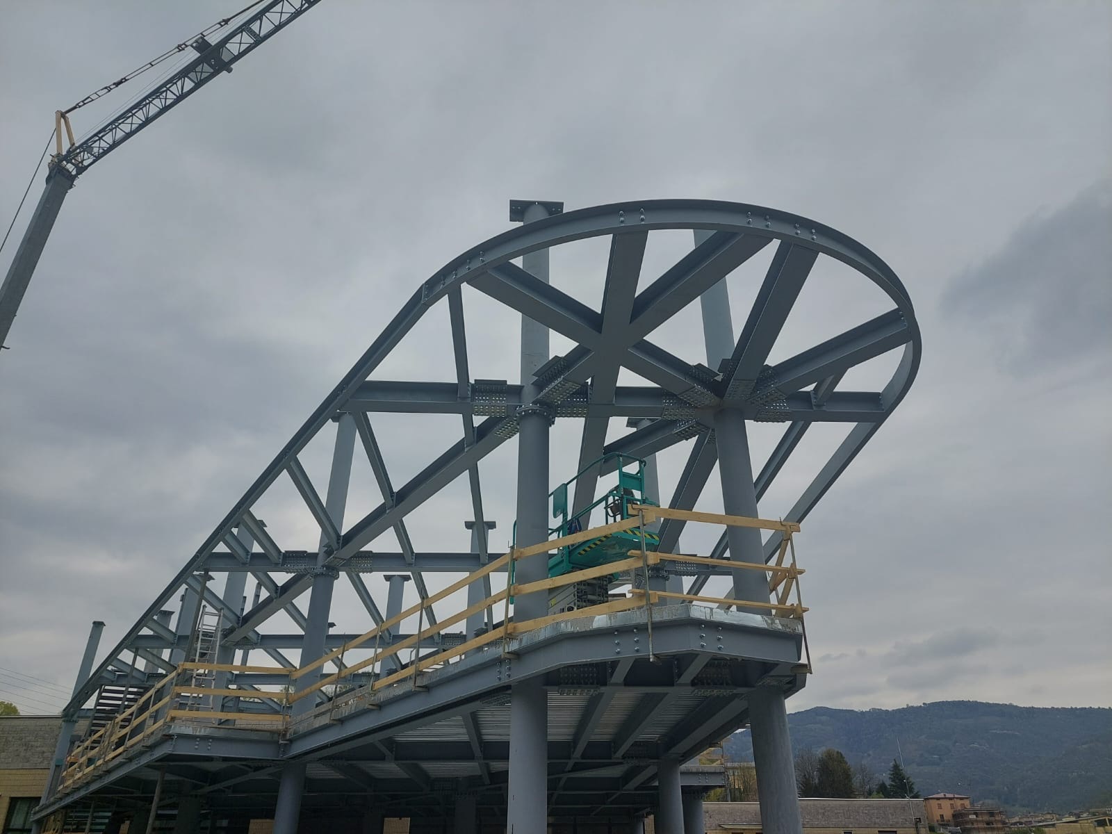 struttura di carpenteria in ferro