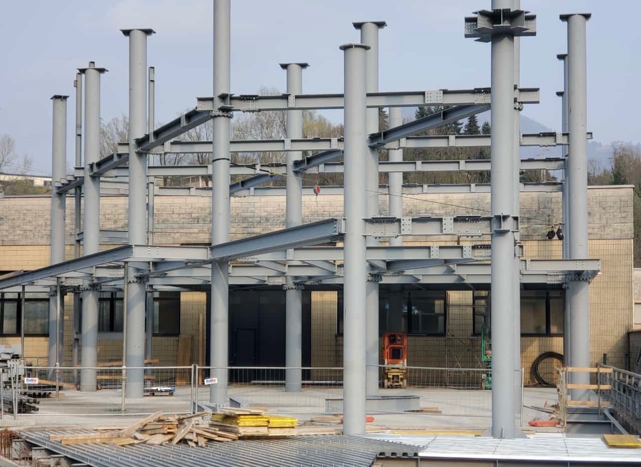 struttura di carpenteria in ferro