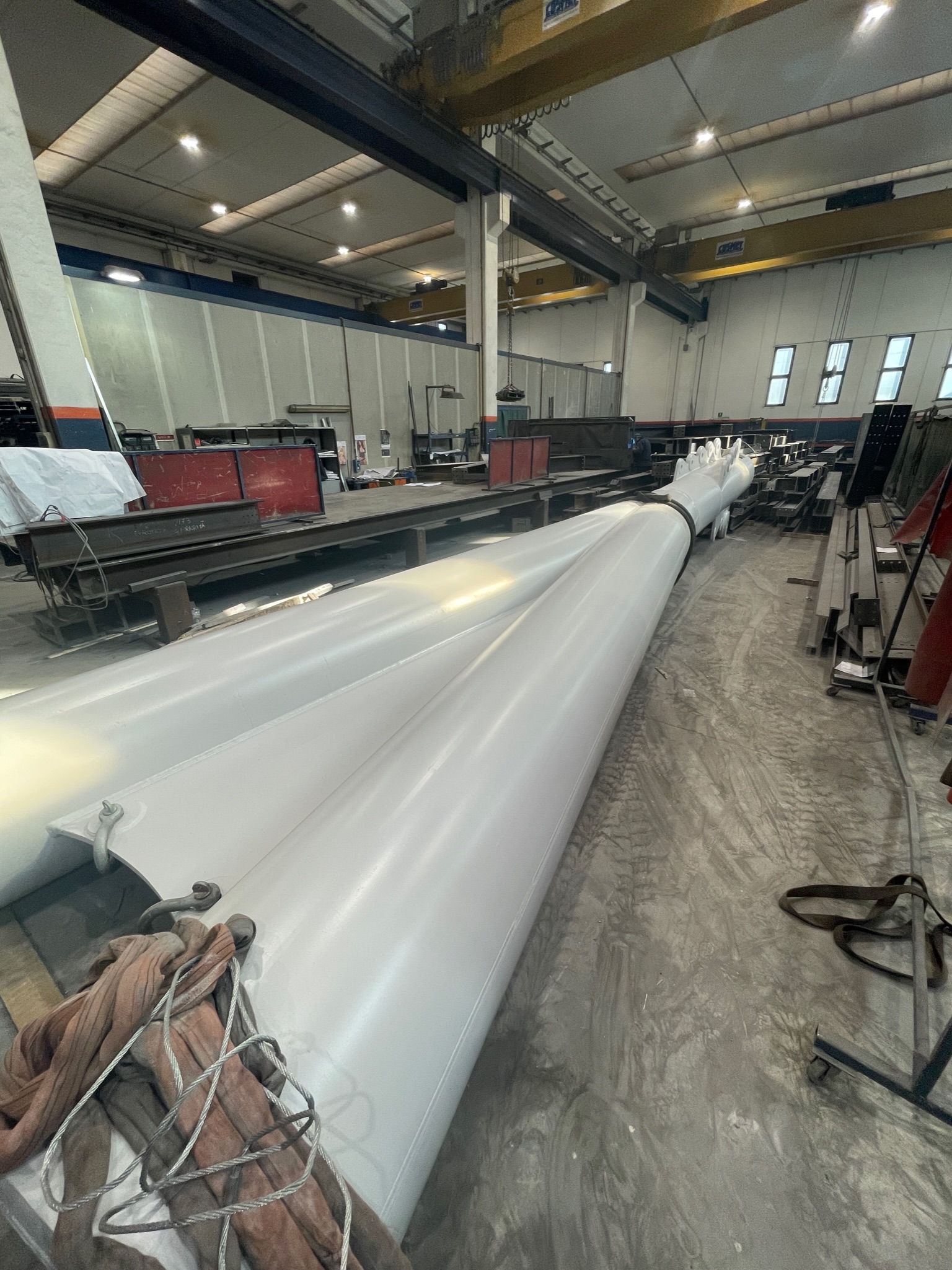 opere di carpenteria in ferro per struttura di sostegno