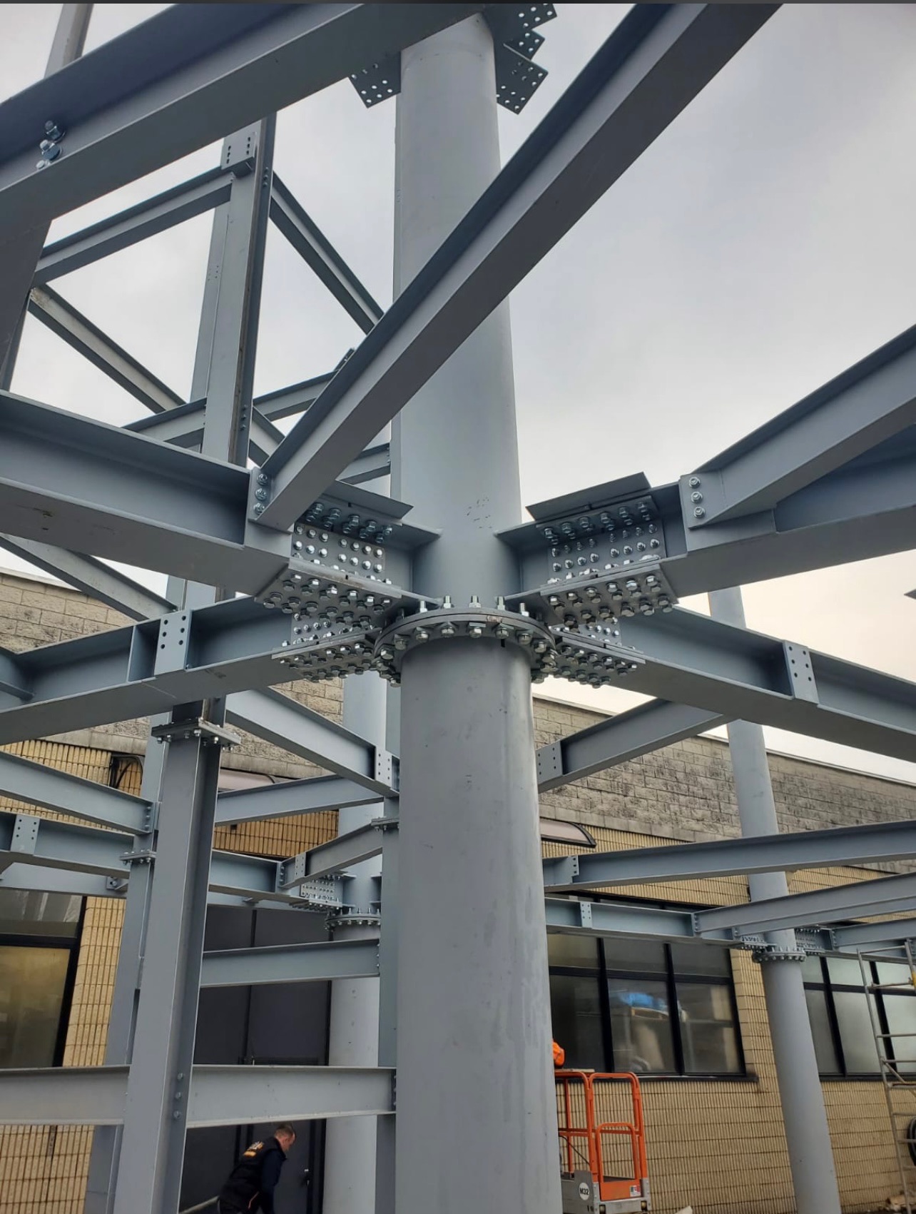 struttura di carpenteria in ferro