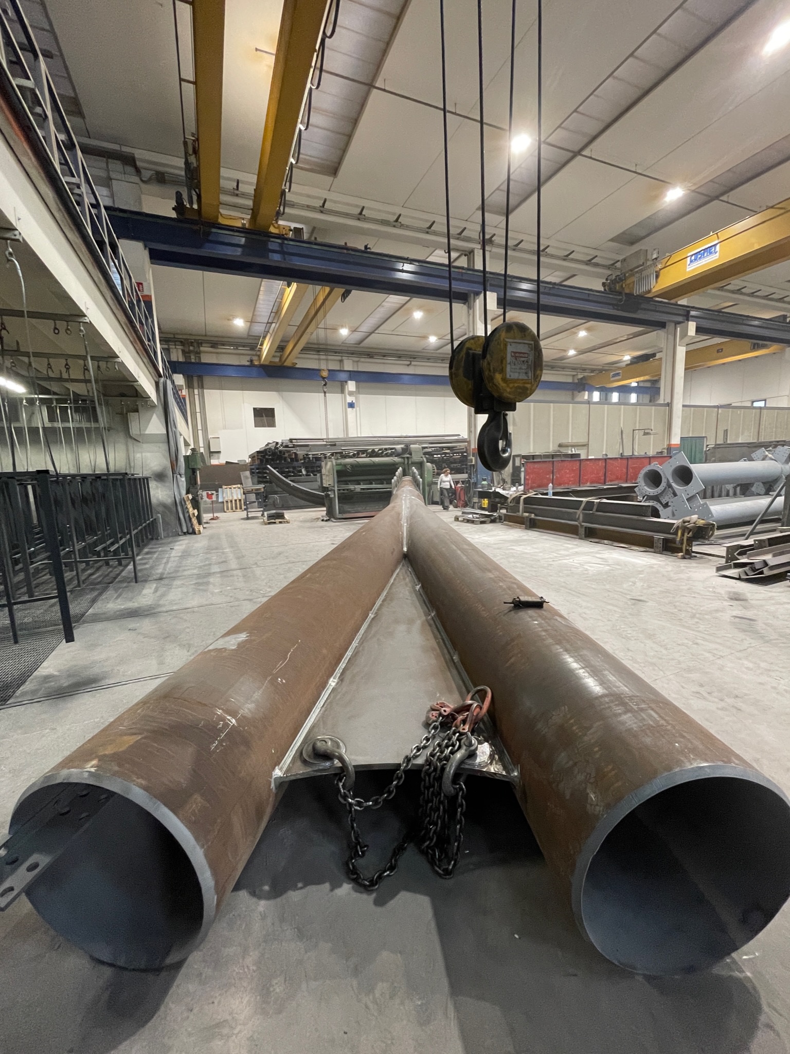 opere di carpenteria in ferro per struttura di sostegno